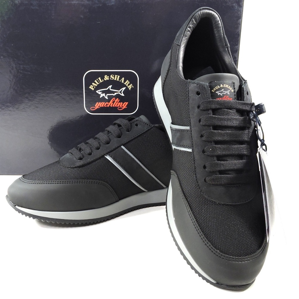 PAUL & SHARK 🇮🇹 ITALIAN COMFORT LEATHER SNEAKERS